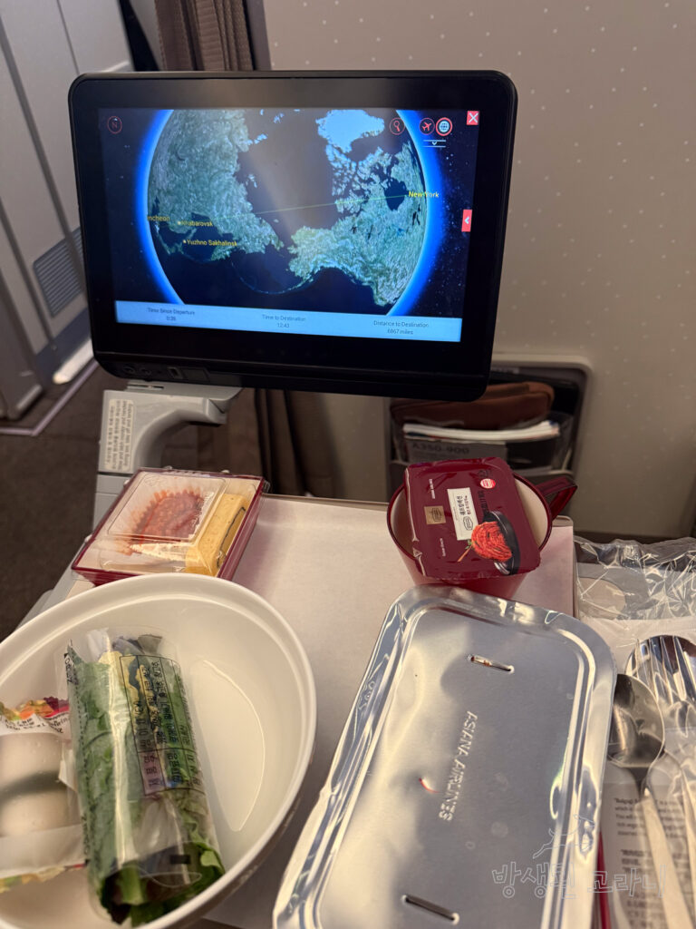 아시아나항공 벌크헤드 좌석 기내식