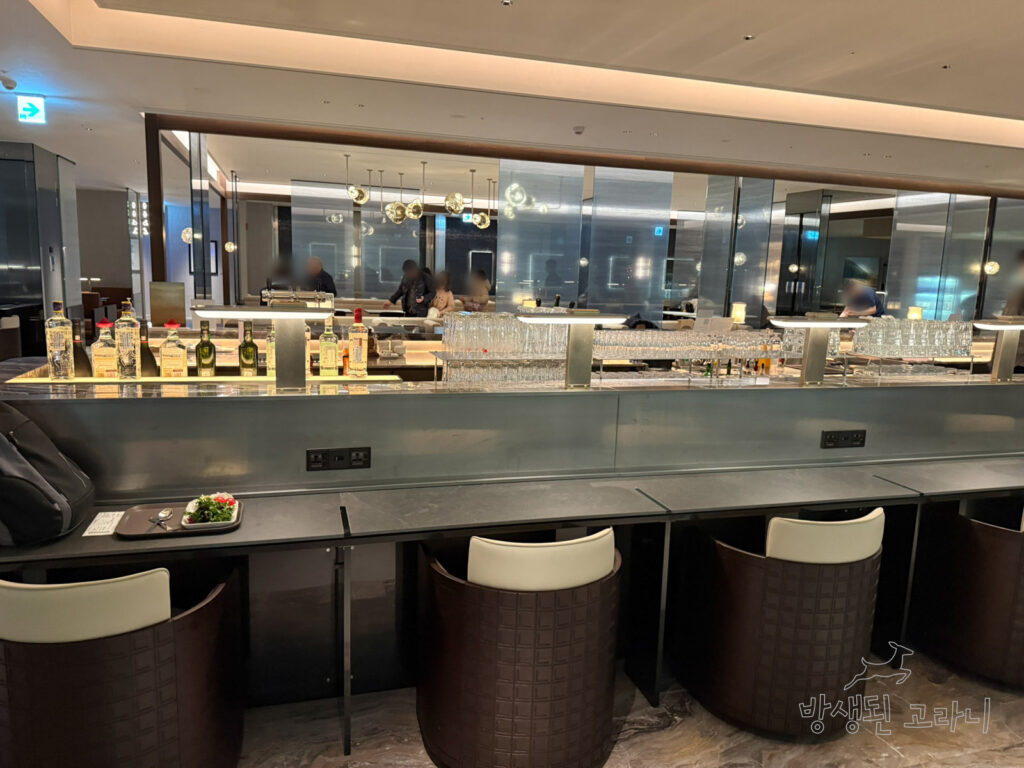 인천공항 2터미널 아시아나 라운지 바