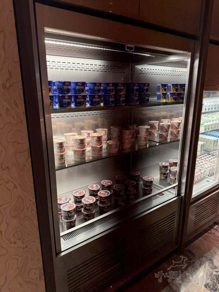 인천공항 2터미널 아시아나 라운지 시리얼 존