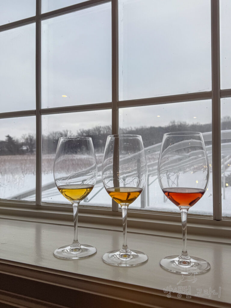 테이스팅 아이스와인 3잔