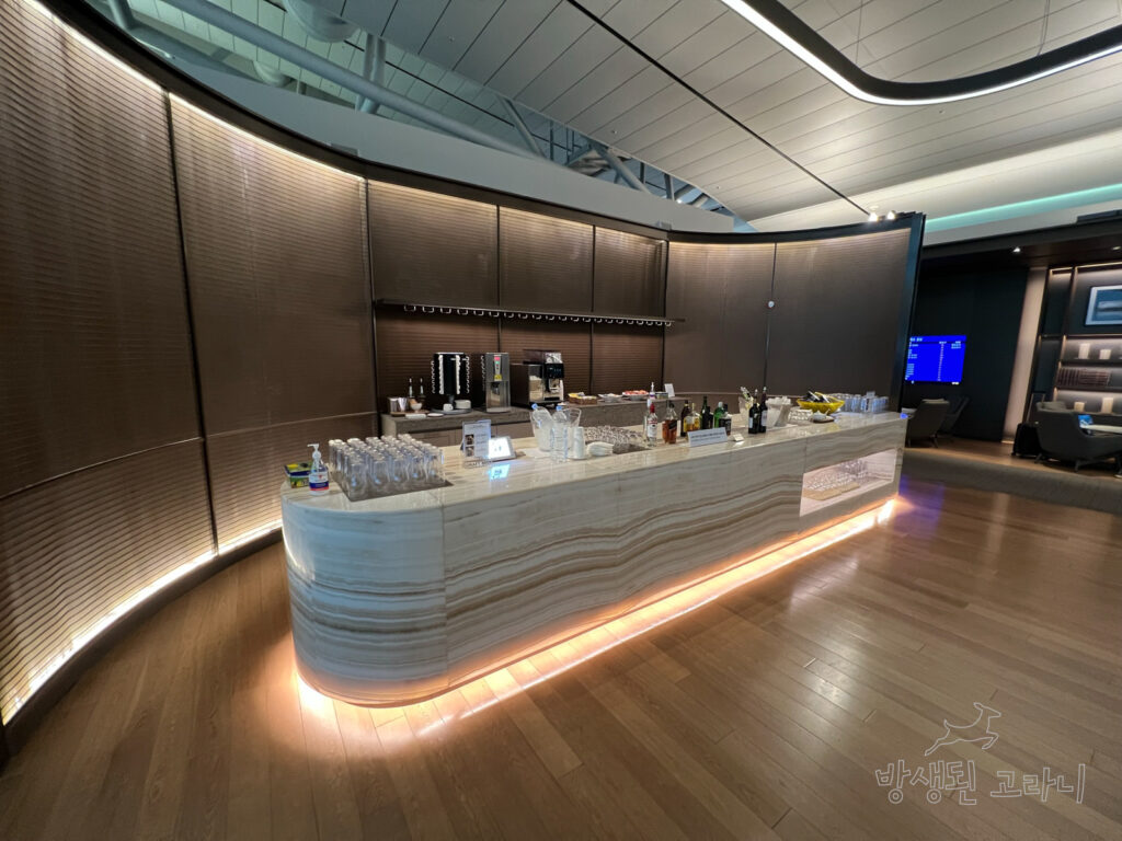 인천공항 스타얼라이언스 라운지 아시아나 주류 바