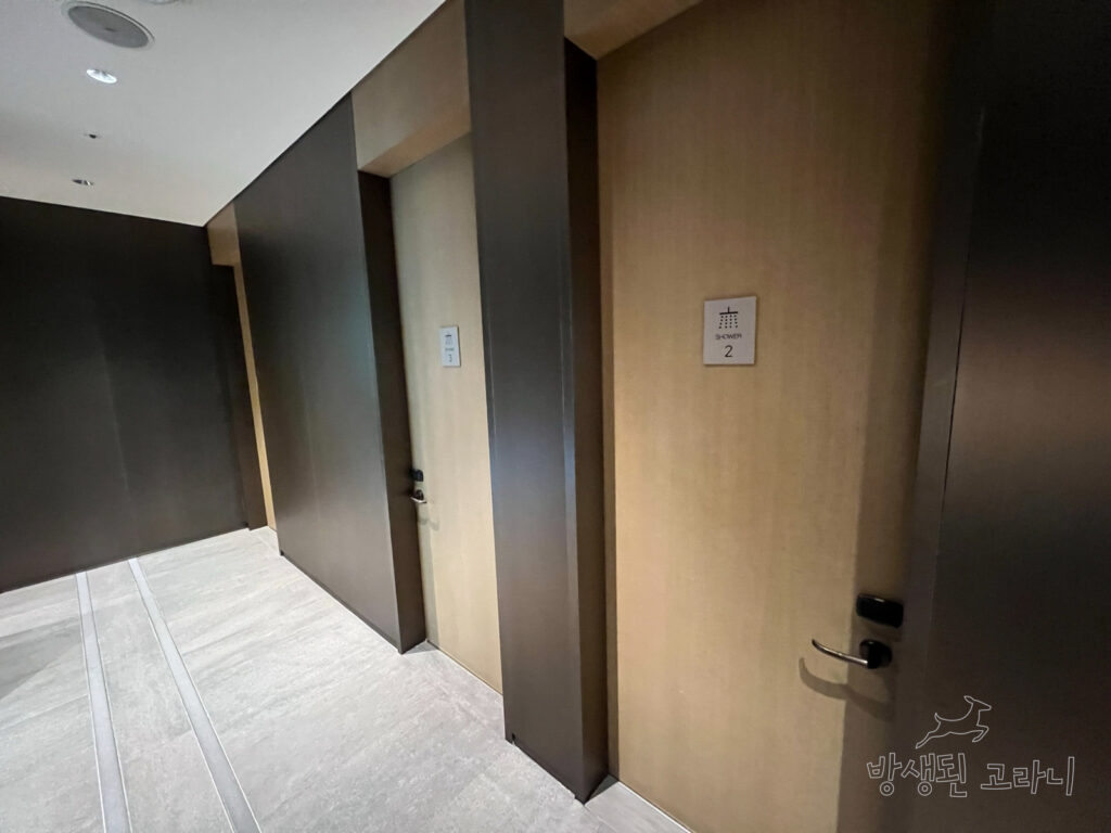 인천공항 스타얼라이언스 라운지 아시아나 샤워실