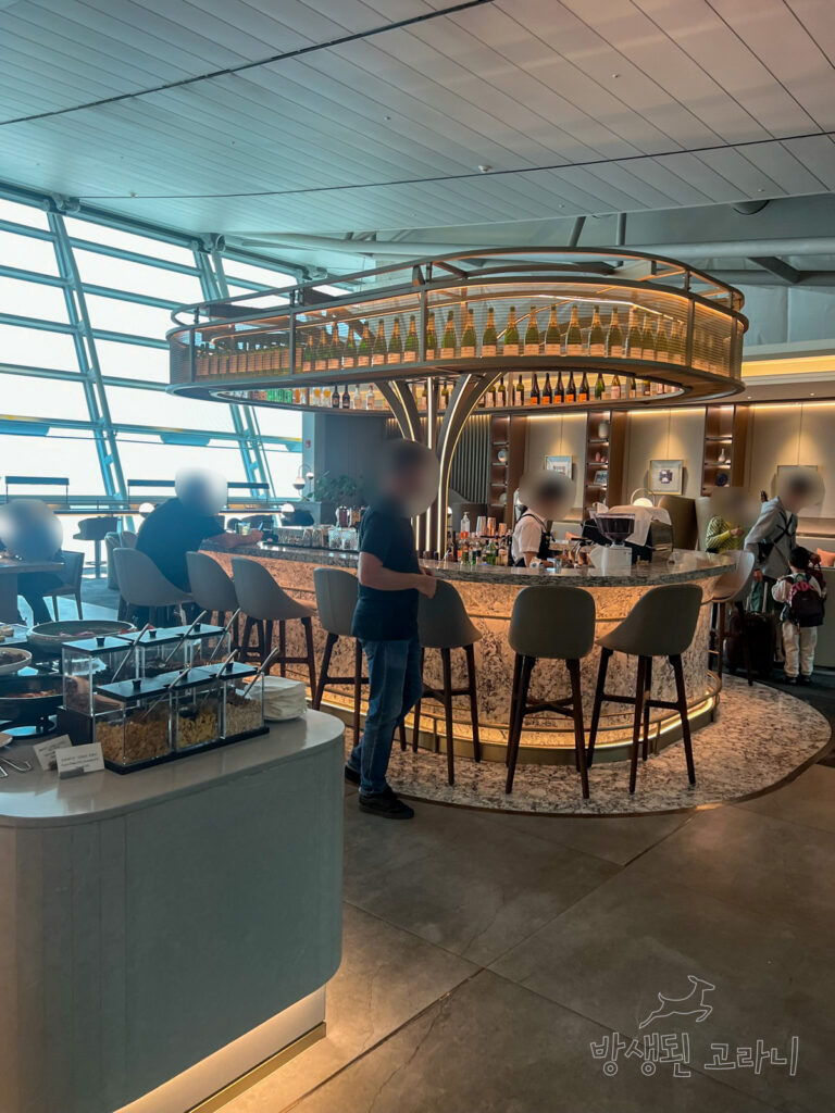 인천공항 스타얼라이언스 라운지 싱가포르항공 실버크리스 주류 바