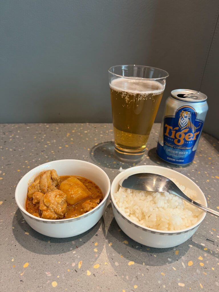 인천공항 스타얼라이언스 라운지 싱가포르항공 실버크리스 음식 후기