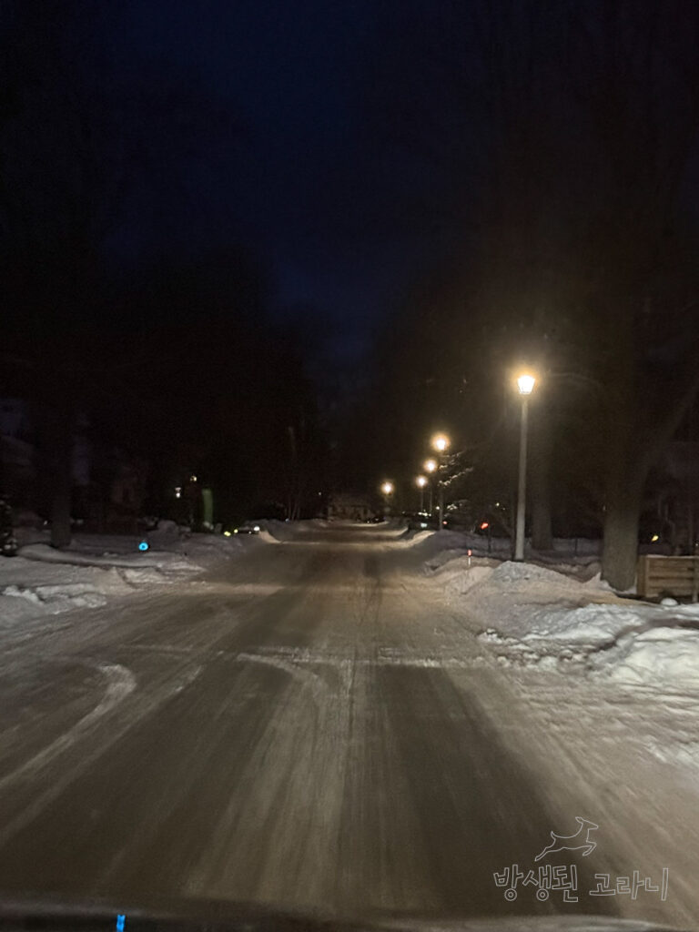 나이아가라온더레이크 마을 도로 풍경